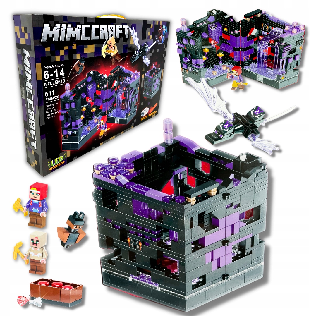 

Klocki Minecraft Jaskinia Forteca Diamenty 511e.