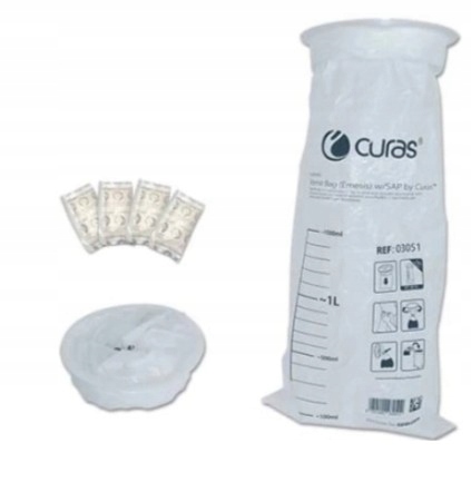 

Worek na wymiociny 1,5l z wkładem żelującym