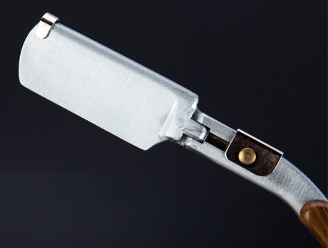 BRZYTWA DO GOLENIA FRYZJERSKA DREWNIANA RĄCZKA Marka bez marki