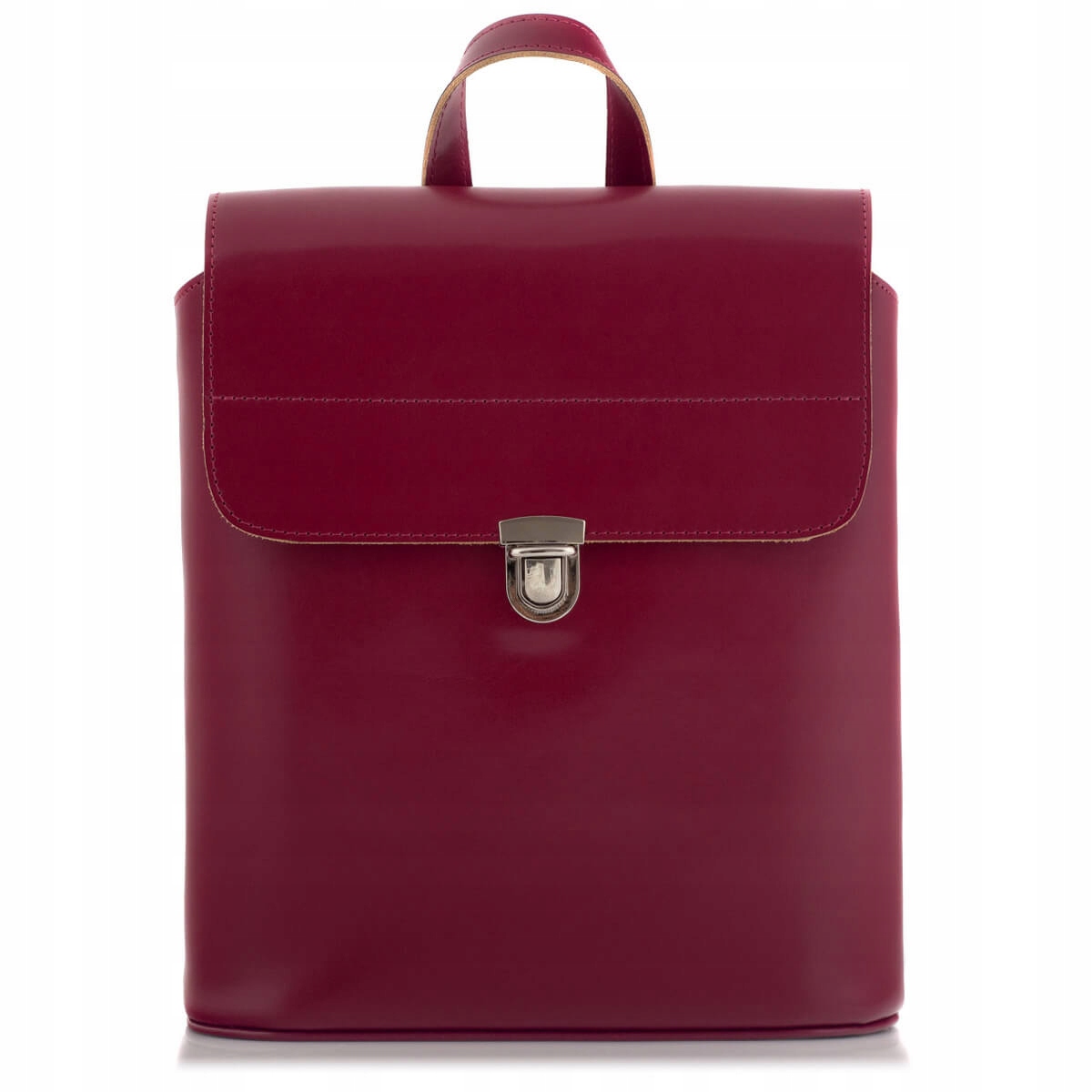 Lakovaný Batoh Elegantní batoh Amarant Belveder T9AR