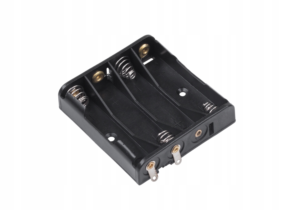 Koszyk na baterie 4xAA płaski Lechpol Electronics