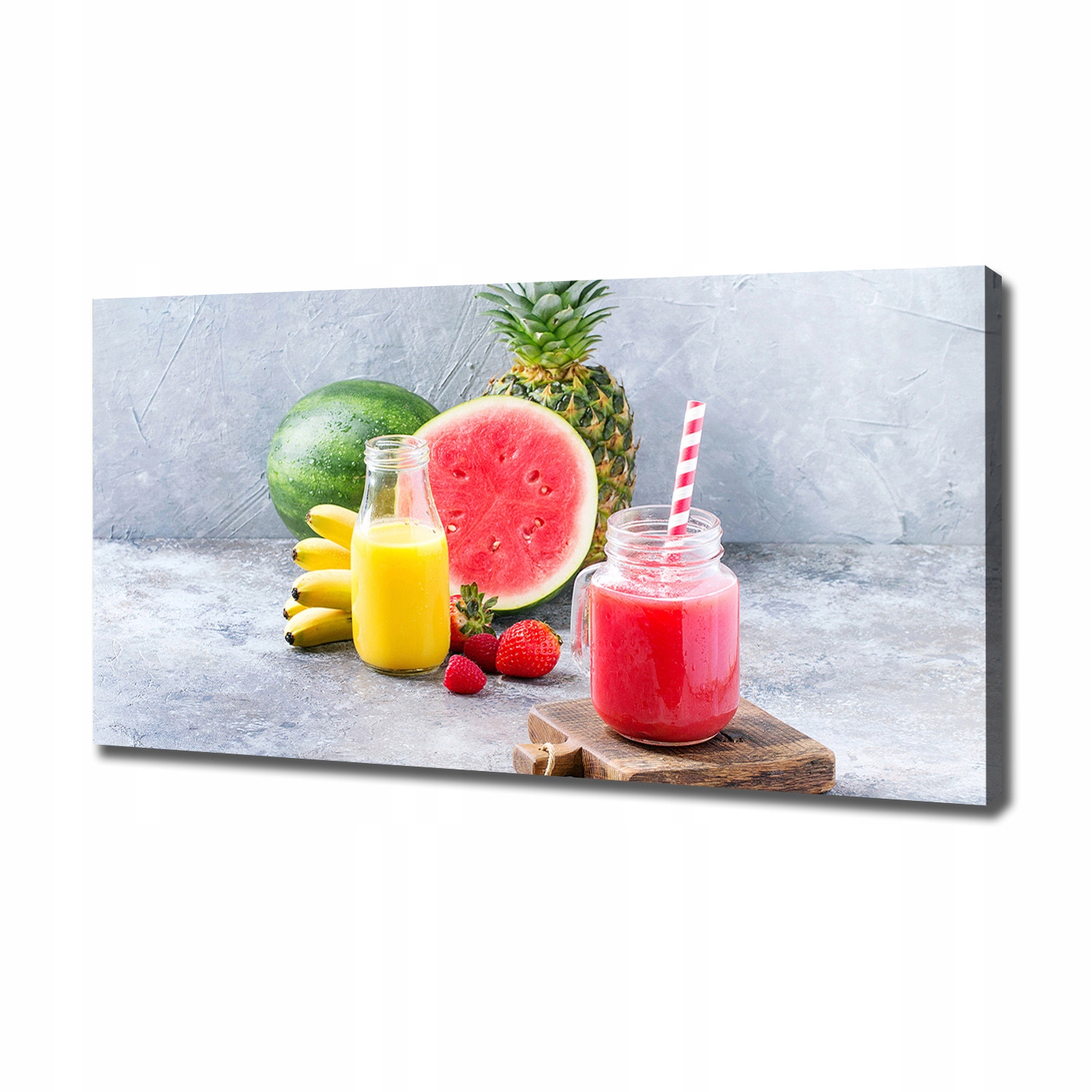 

Foto obraz na płótnie Owocowy koktajl 120x60 cm