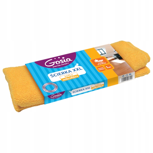 

Ścierka z mikrofibry Gosia XXL żółta (50x60)