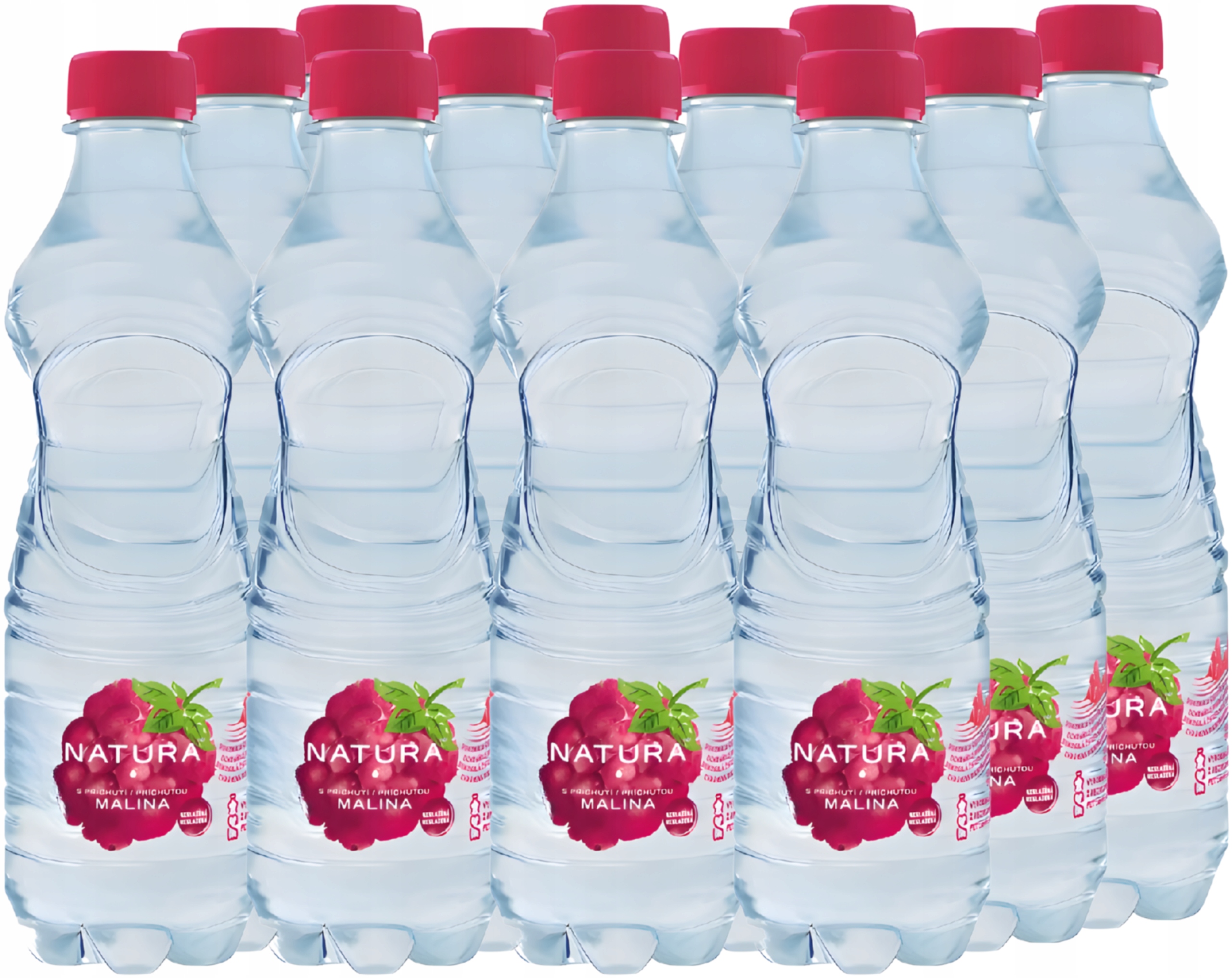 Natura S příchutí malina 12×500ml