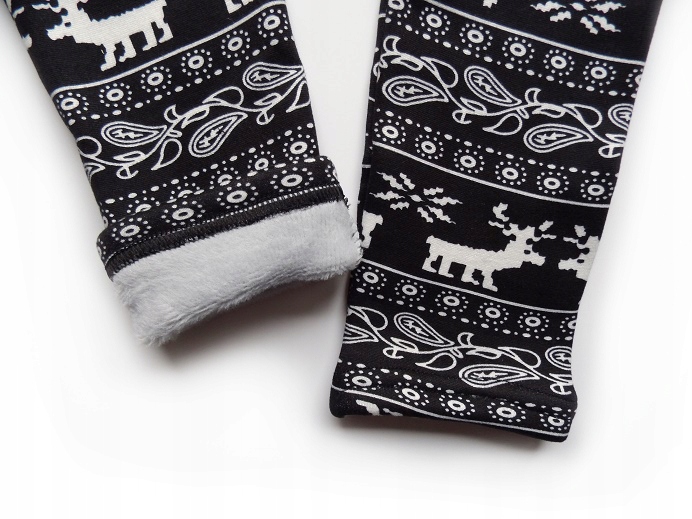 

Legginsy Ocieplane Futerkiem Reniferki 122/128