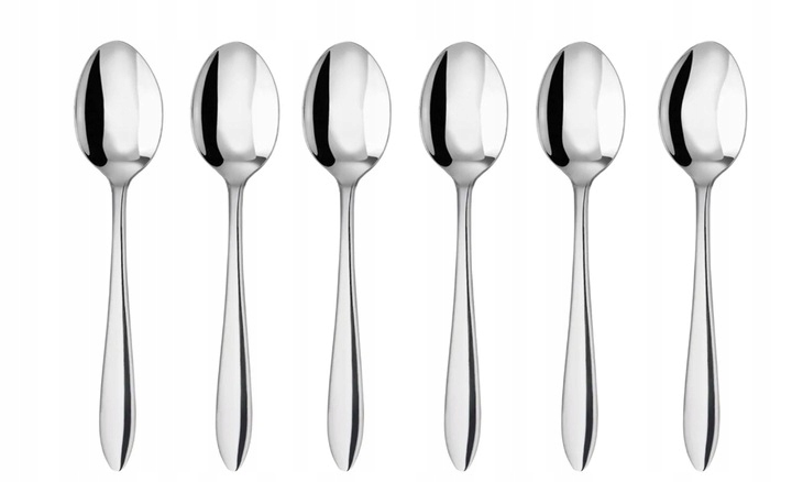 ŁYŻECZKA ŁYŻECZKI DO HERBATY SZTUĆCE KOMPLET 6 SZTUK