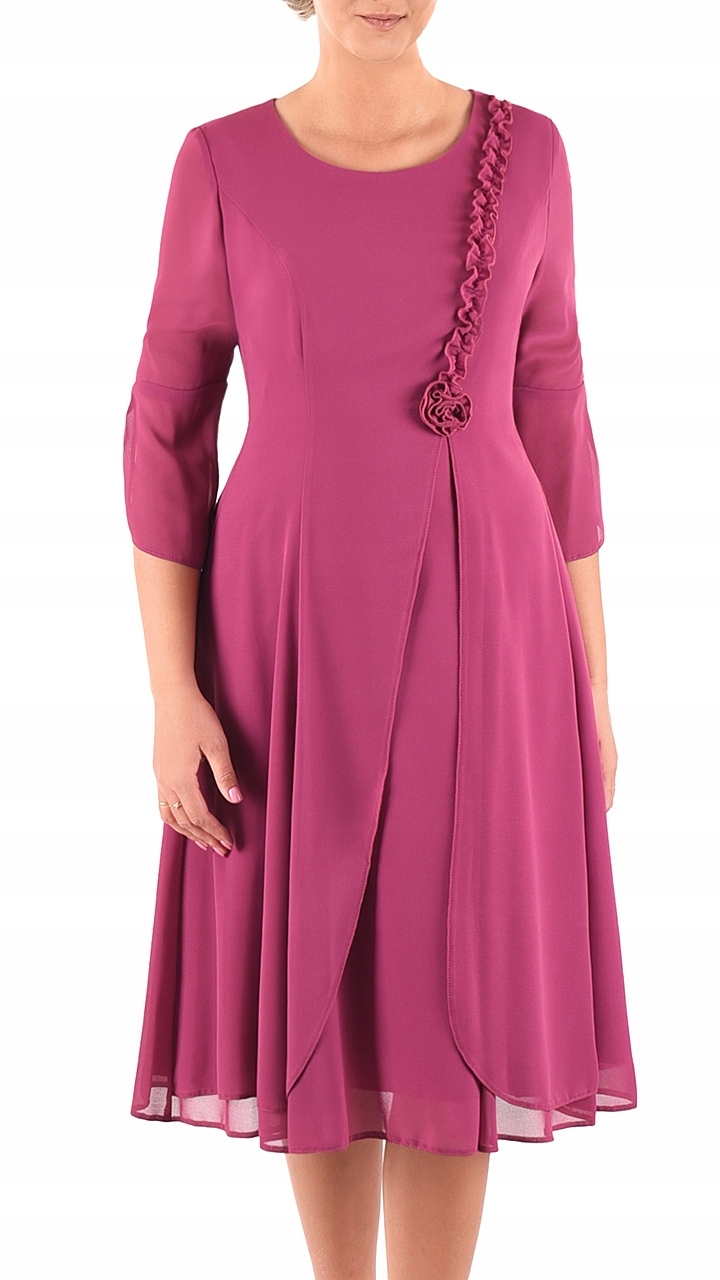 Šaty Sandra 48 let dámská na svatební hostina elegantní na slavnostní přijímání