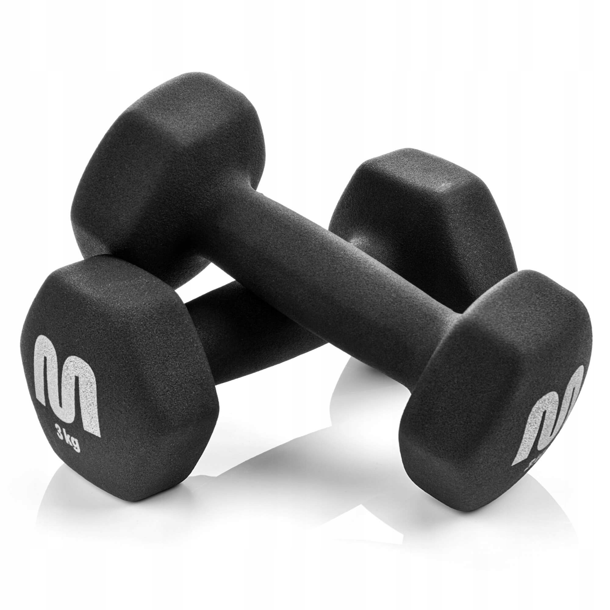 Hantelki Hantle Ciężarki Zestaw Hantli Żeliwnych 2x3kg Fitness Siłownia