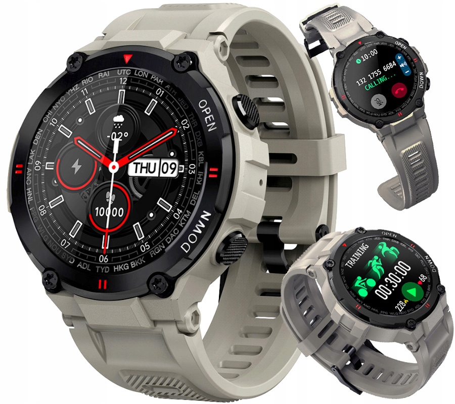 

Smartwatch zegarek męski Rozmowy Sms Kroki Puls Fb