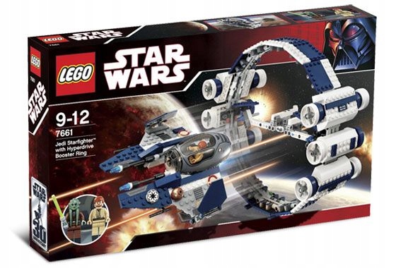 Lego 7661 Star Wars Jedi Starfighter z Hyperdrive Booster Ring