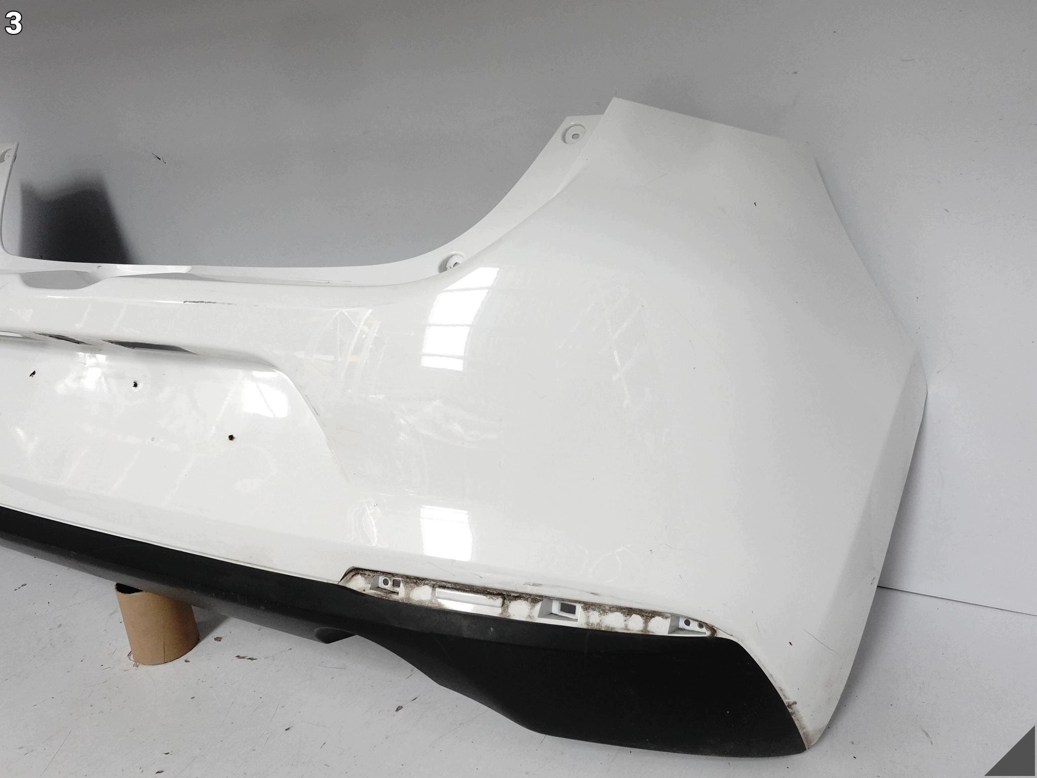 MAZDA 2 III DJ HATCHBACK LIFT 19- bumper rear part + diffuser WERSJA without PDC ORG