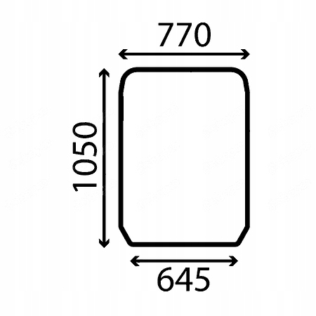 315-3752 - ветровое стекло Cat TH336, TH337, TH406, TH407