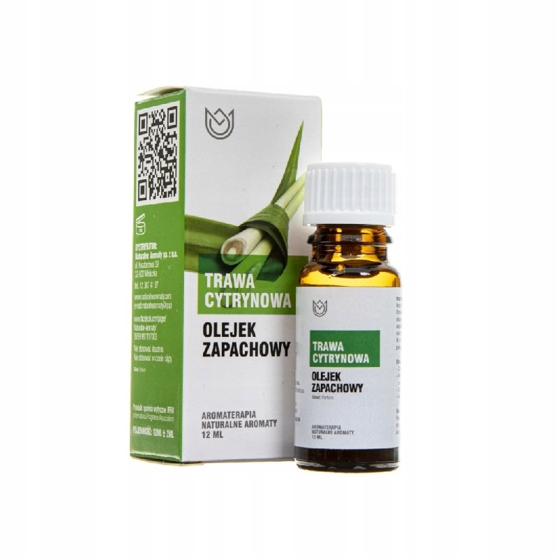 

Olejek zapachowy Trawa cytrynowa Lemongrass 12ml