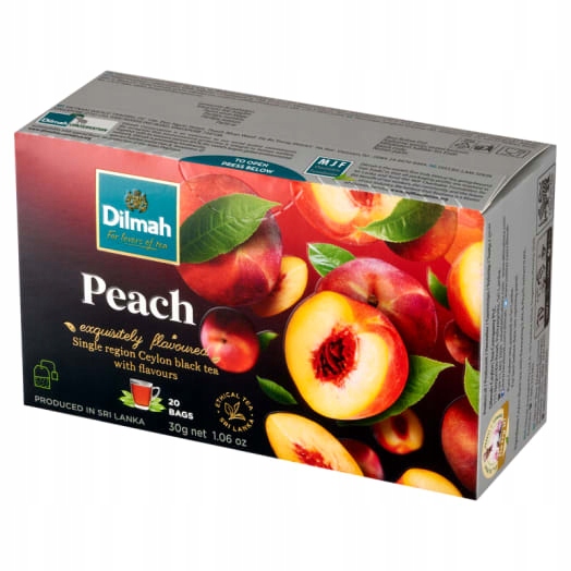 Levně Dilmah Čaj broskvový, 20 sáčků ex.