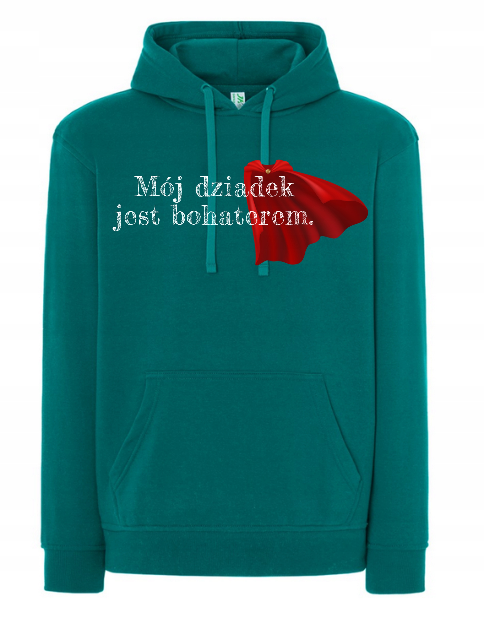 Mikina s kapucí Den dědečka Dárek Můj dědeček je hrdina L