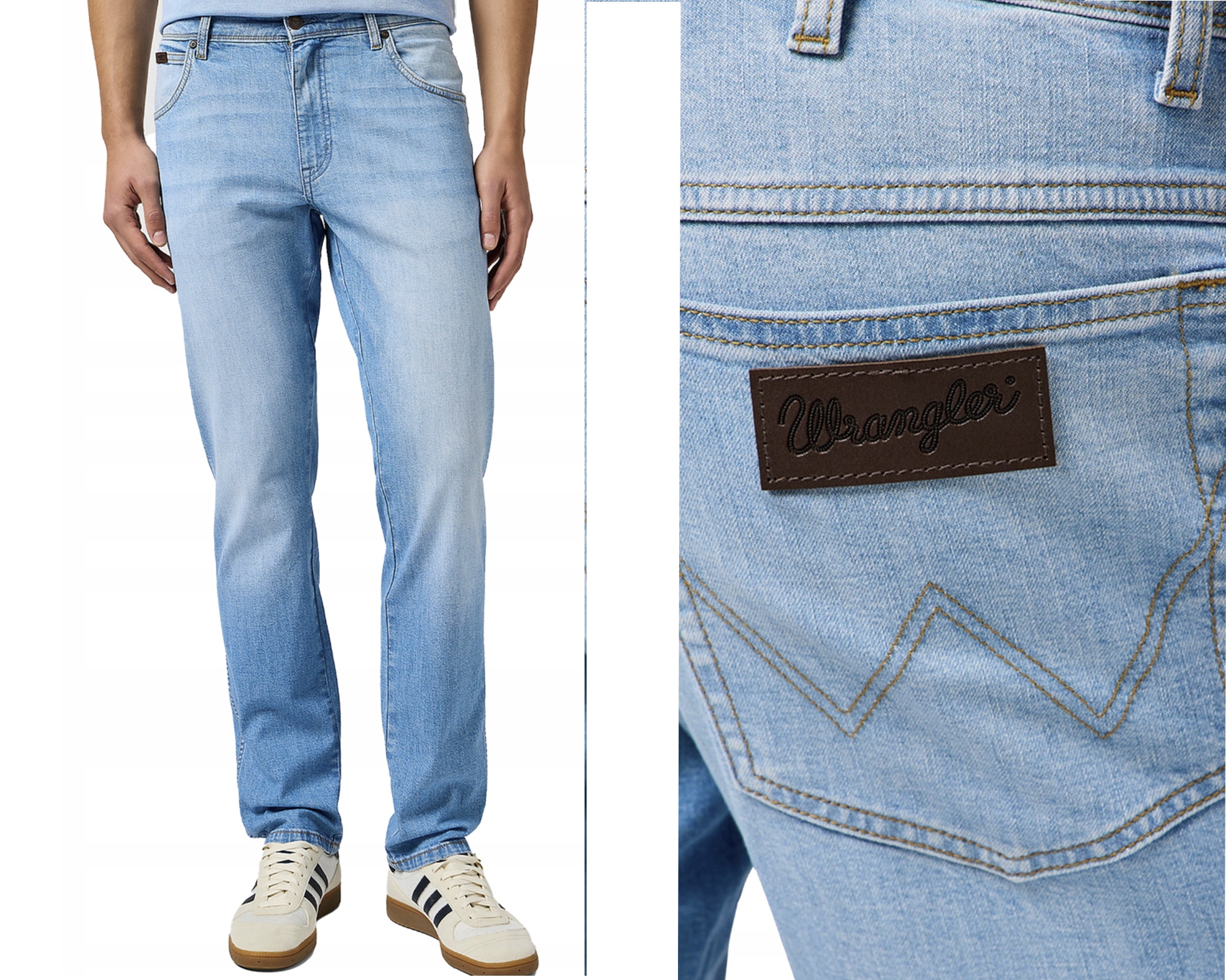 Wrangler Džíny Texas Slim se zúženými nohavicemi Slate Shade W36 L32