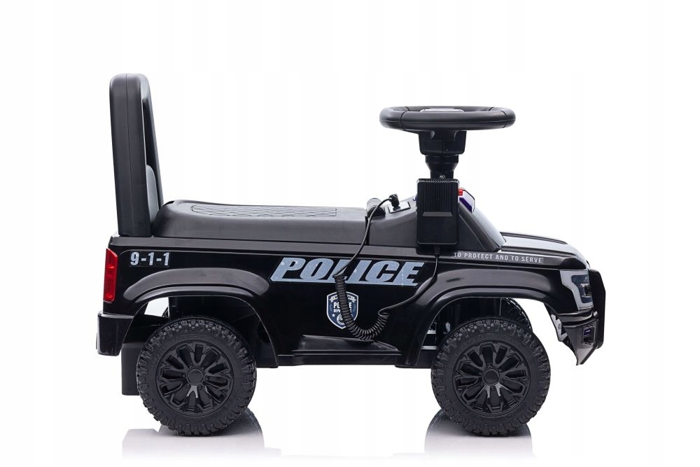 Jeździk z Megafonem QLS-993 Czarny Kolor Czarny