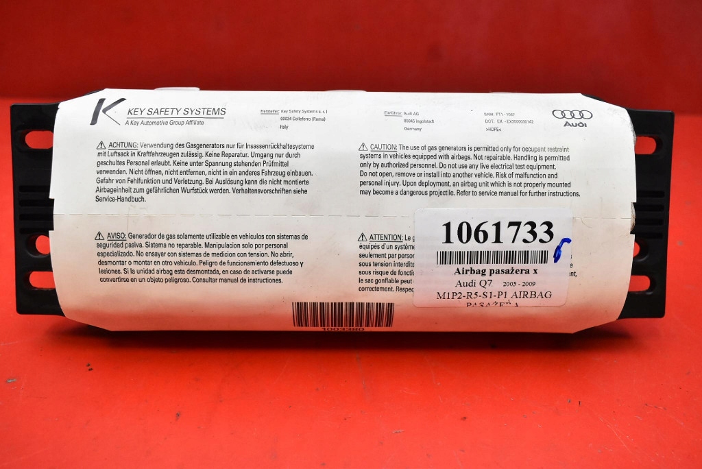 airbag spolujezdce EU 1004332 AUDI Q7 4L 05-09