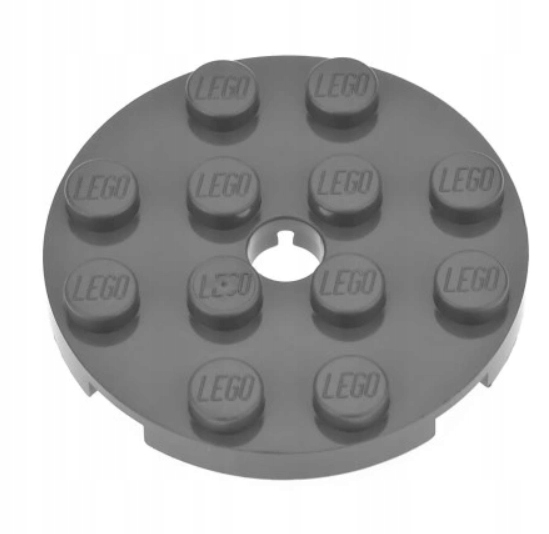 

Lego 60474 Płytka Koło 4x4 szara ciemna Nowa (2g)