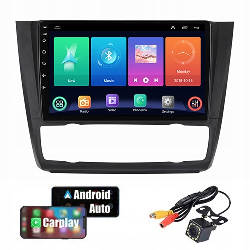 Autorádio Camecho Bmw 1 2004-2013 Gps 6/128GB Carplay 2-DIN