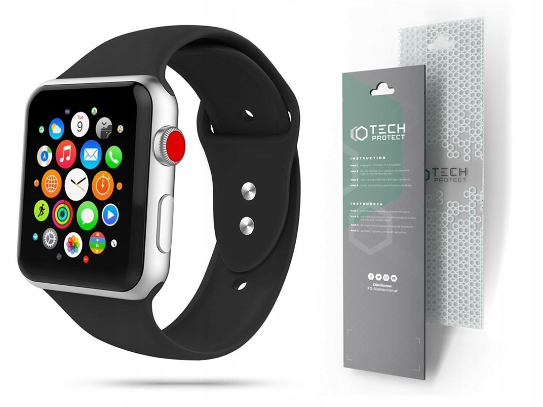 

Gumowy Sportowy Pasek Do Apple Watch Se 2020 44MM