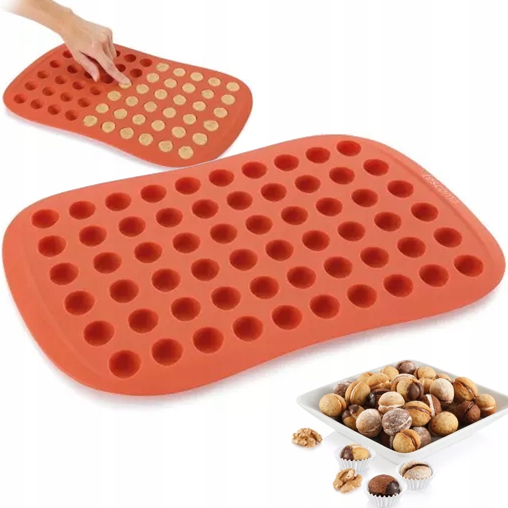 

Tescoma Forma Na Orzeszki Ciastka x 60SZT Sylikon