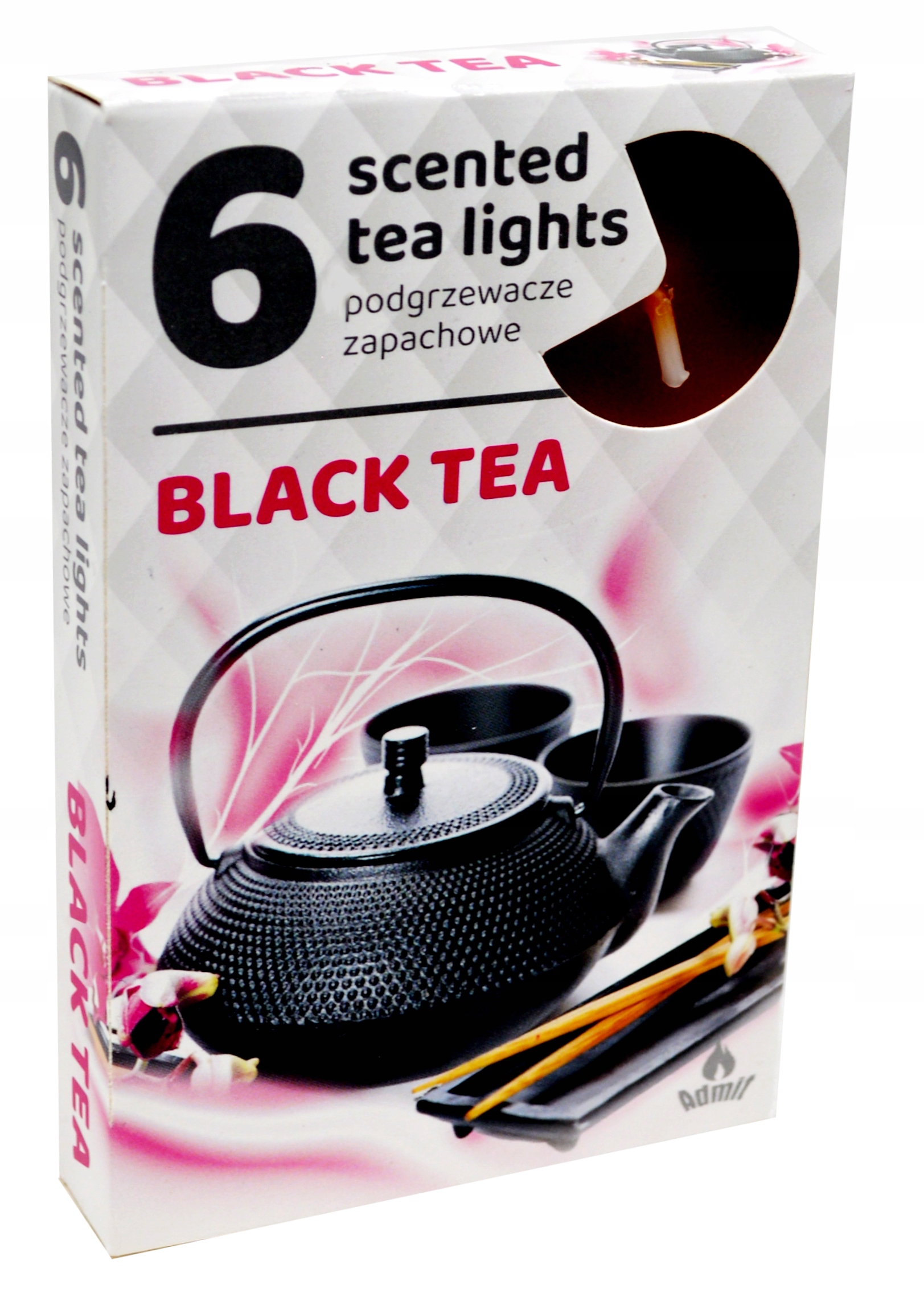 Podgrzewacze zapachowe 6 sztuk, zapach CZARNA HERBATA