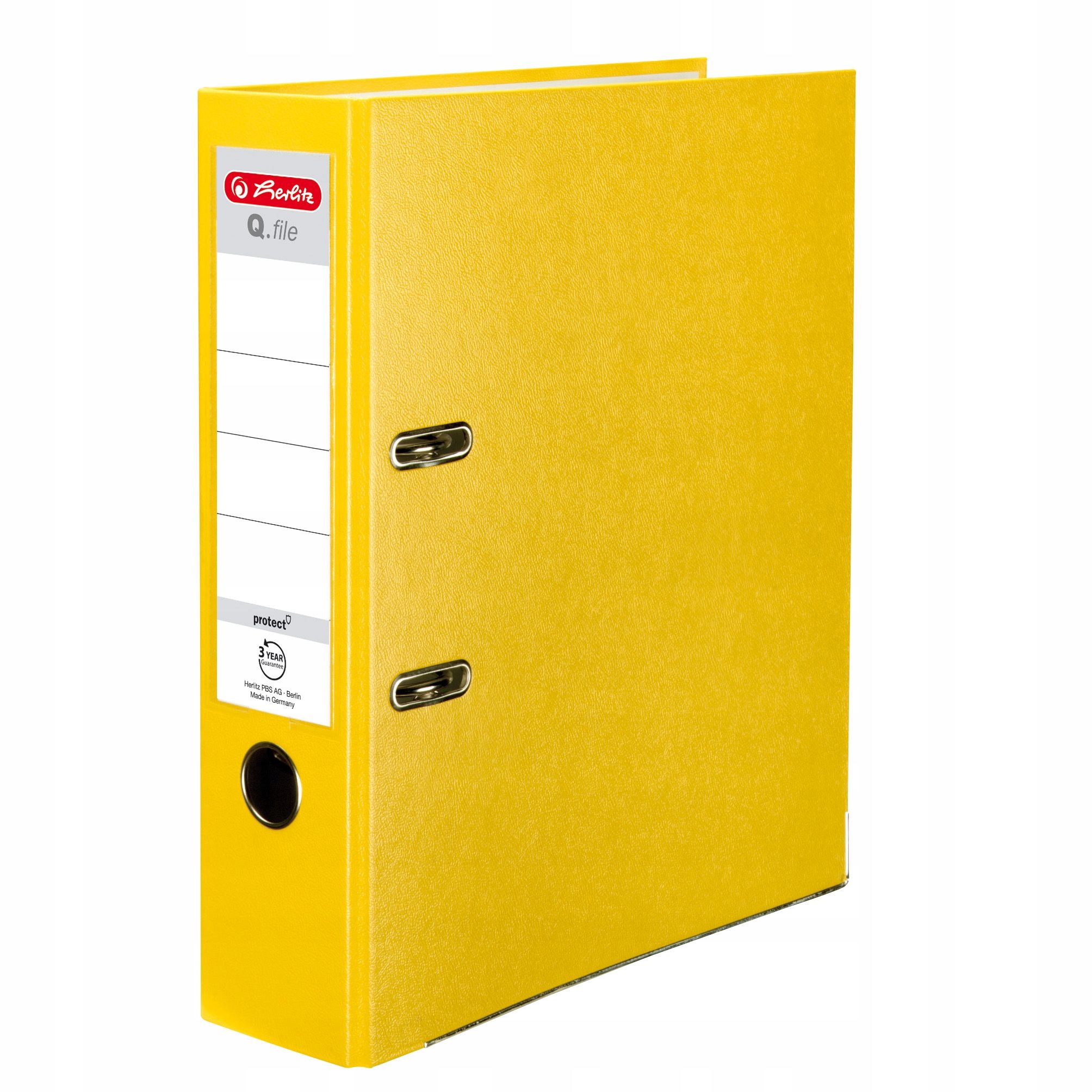 

Segregator A4 Herlitz Q.file 8cm żółty