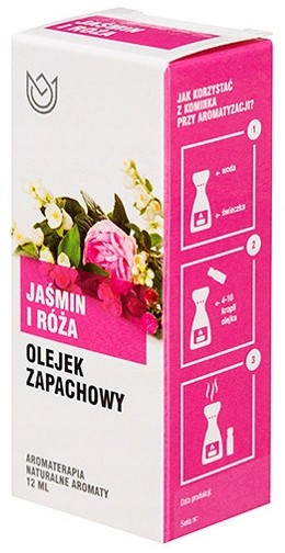 

Olejek zapachowy 12ml Jaśmin Róża Naturalny