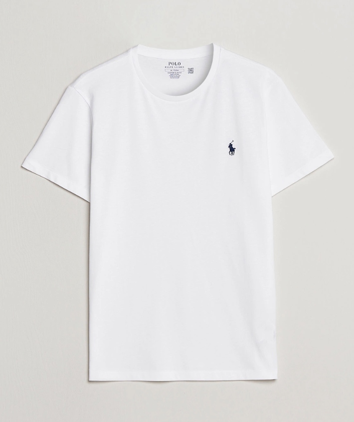 Polo Ralph Lauren Custom Slim Fit Tee White 320 Bílá Velikost XL