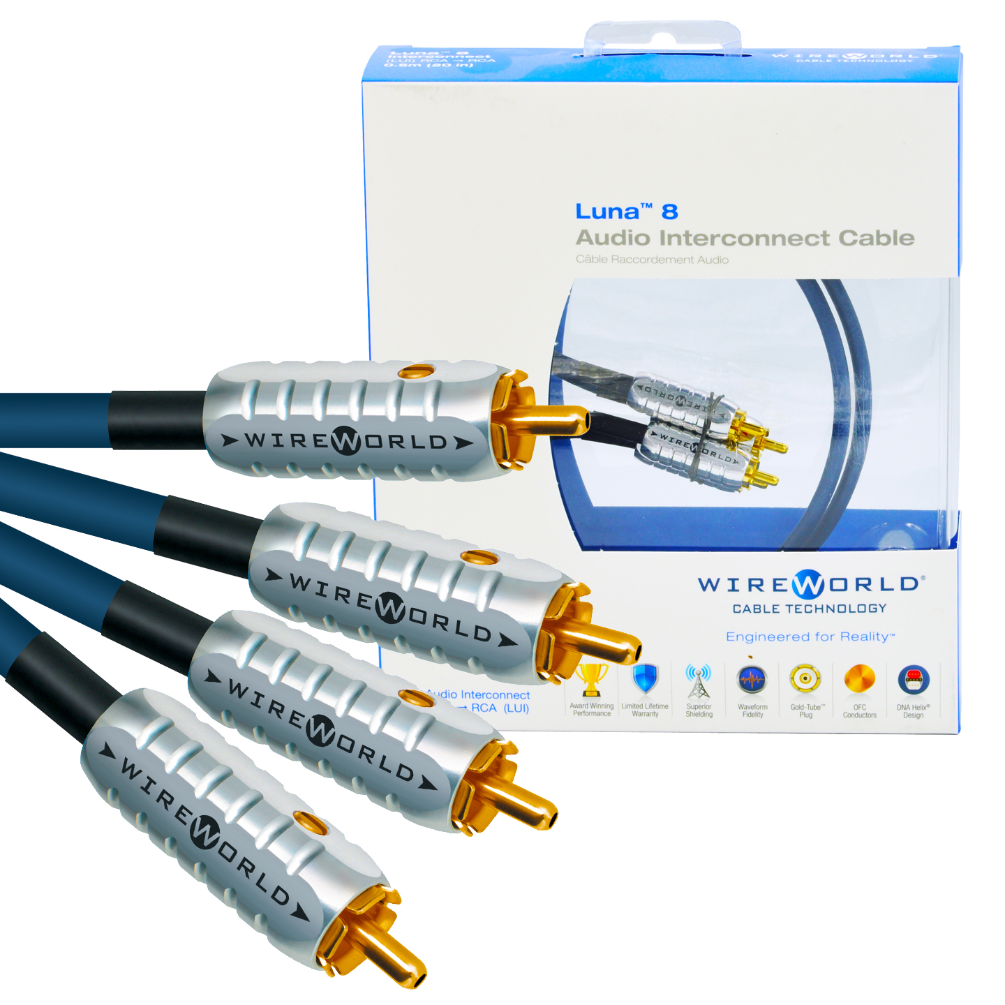 

Kabel Audio 2RCA 2RCA Cinch Wireworld Luna 0.5m