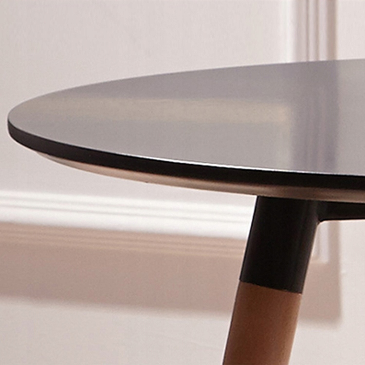 STÓŁ NOWOCZESNY CZARNY DO JADALNI KUCHNI - 80cm Kolekcja CZARNY- 80cm