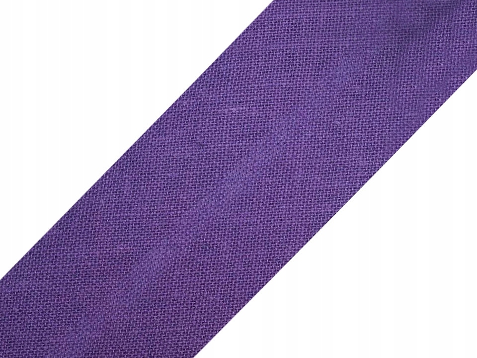 Lamówka bawełniana zaprasowana 30 mm Fioletowa