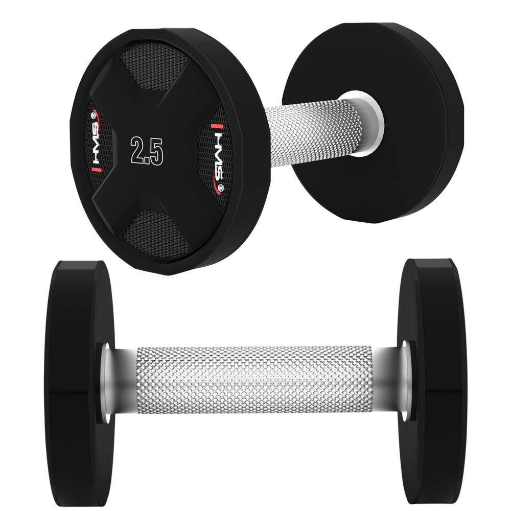 Polyuretanová závaží pro silový trénink, sada 2 x 2.5 kg