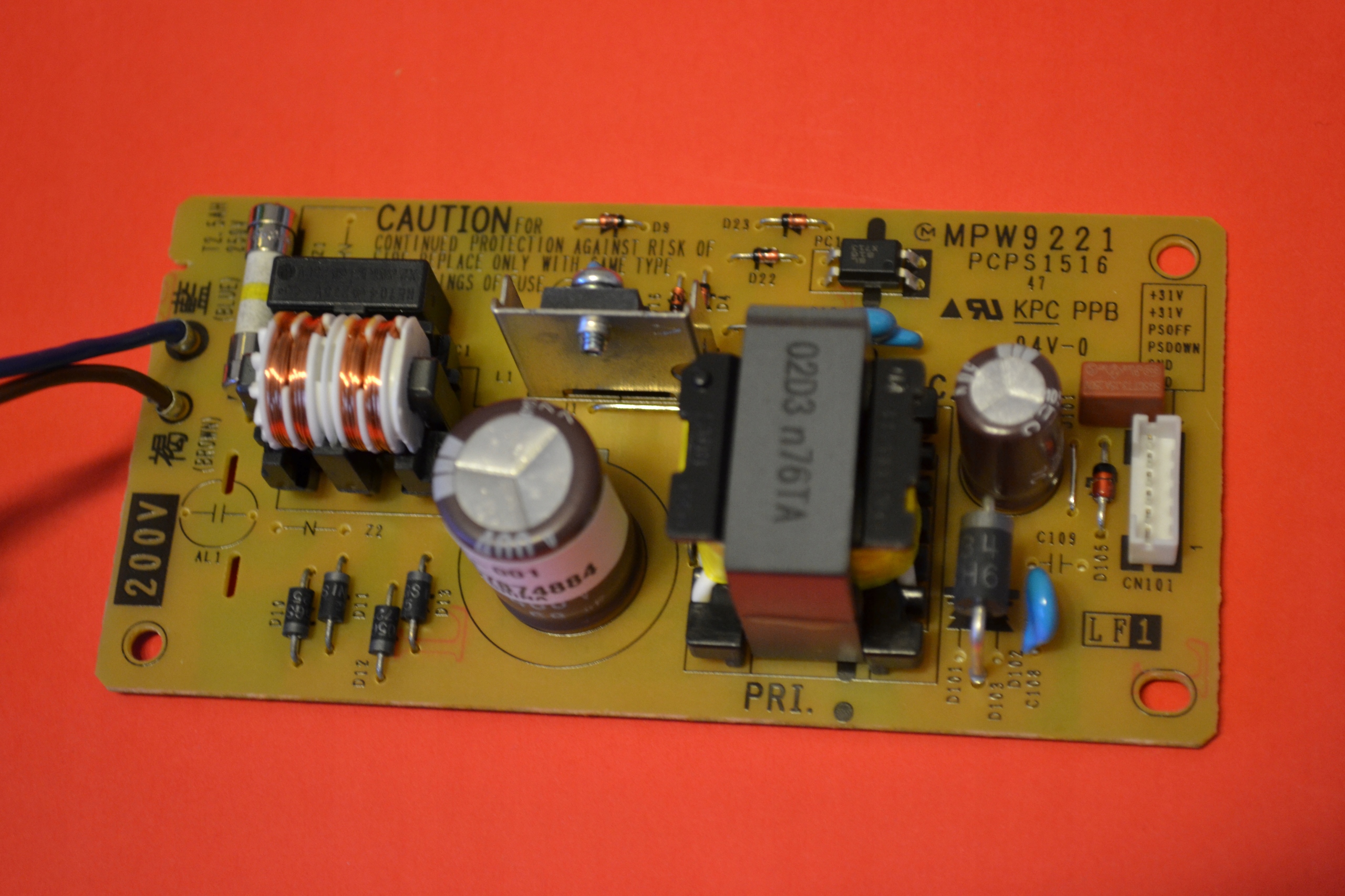 Napájecí zdroj D01GKR001 Brother DCP-T310 T510W T710W Mfc- T810W T910DW MPW9221