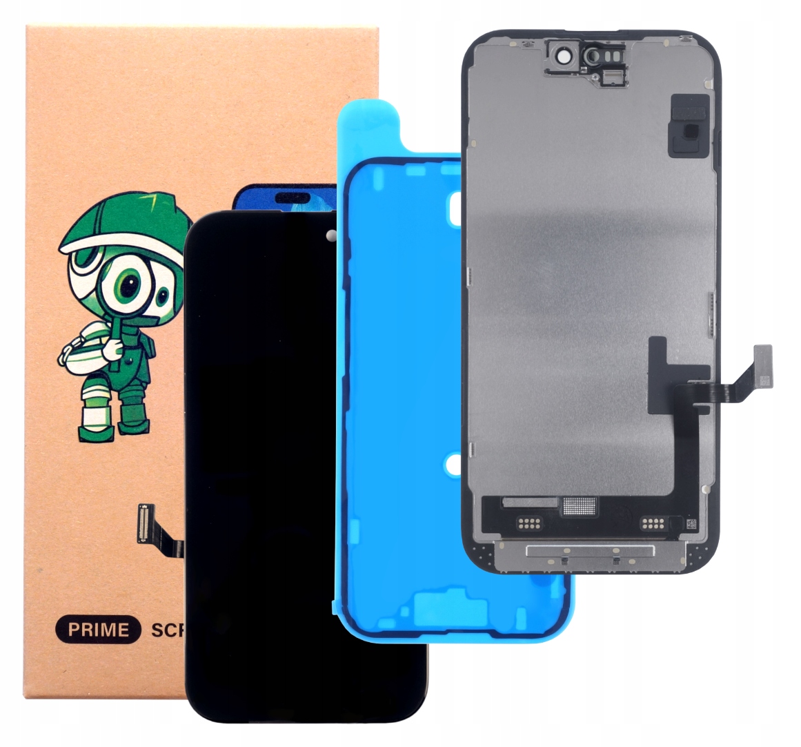 Originální LCD displej pro Apple iPhone 15 Vyměnitelná skla Bez IC