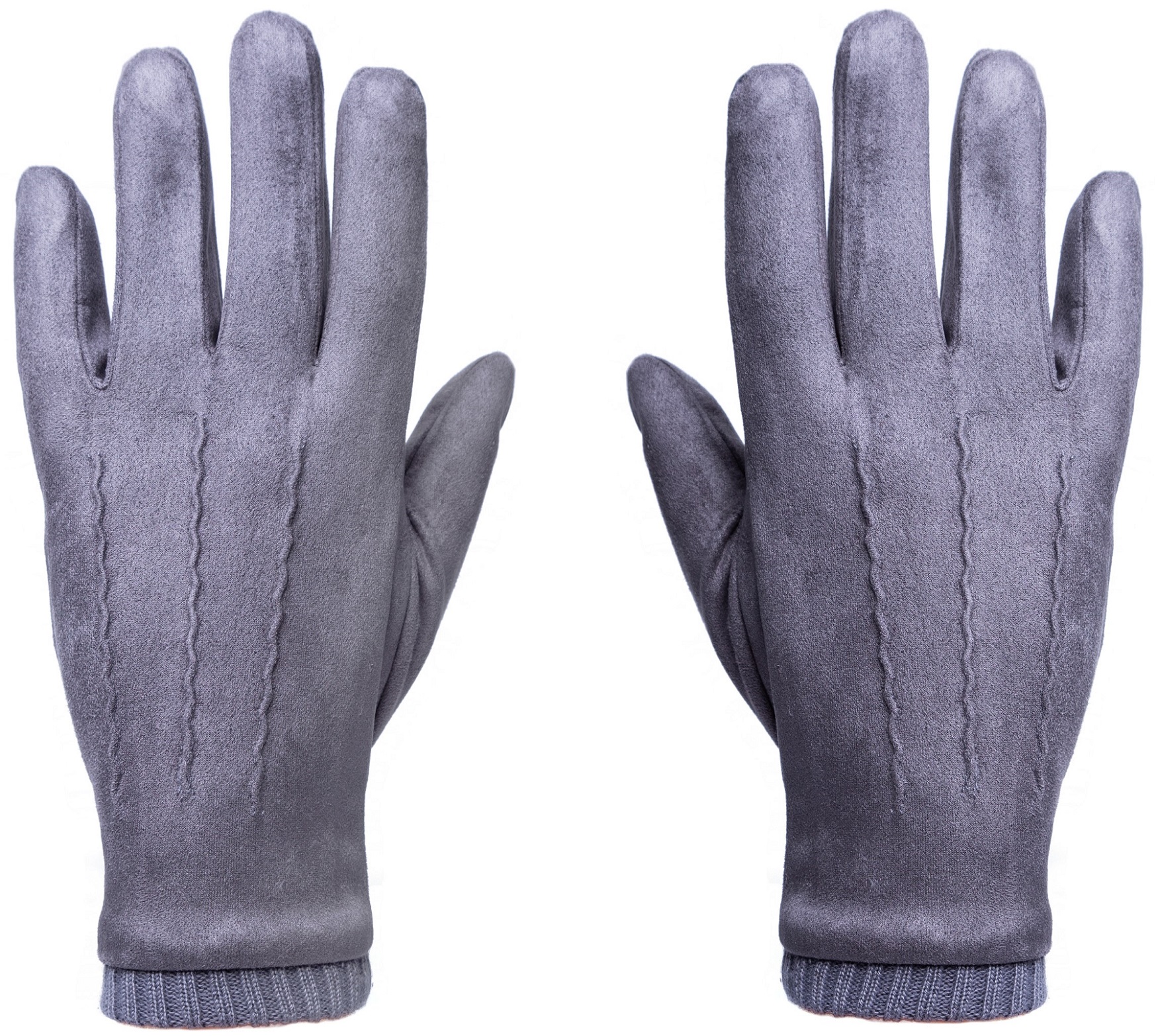 Hrubé zateplené rukavice s hmatovým kožúškom