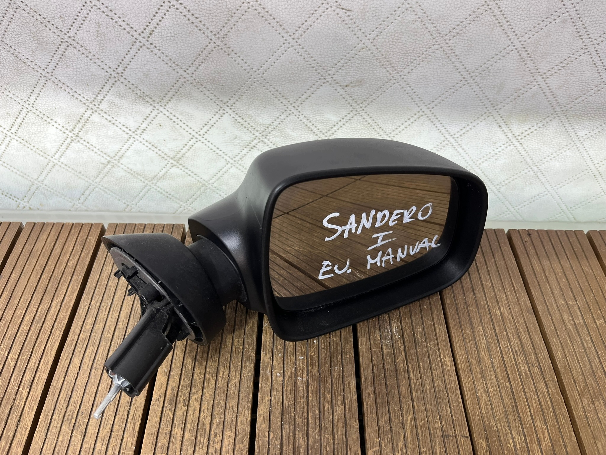 DACIA SANDERO and 08-12 mirror exterior right manually EUROPA OE