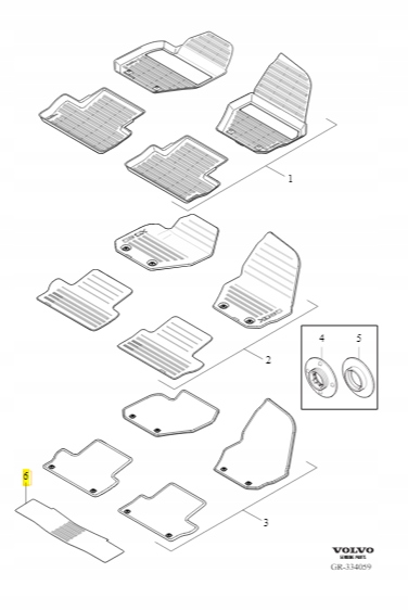 КОВРИКИ ЗАЩИТА ТУНЕЛИ ЧЕРНАЯ VOLVO XC60 -17 фото 3