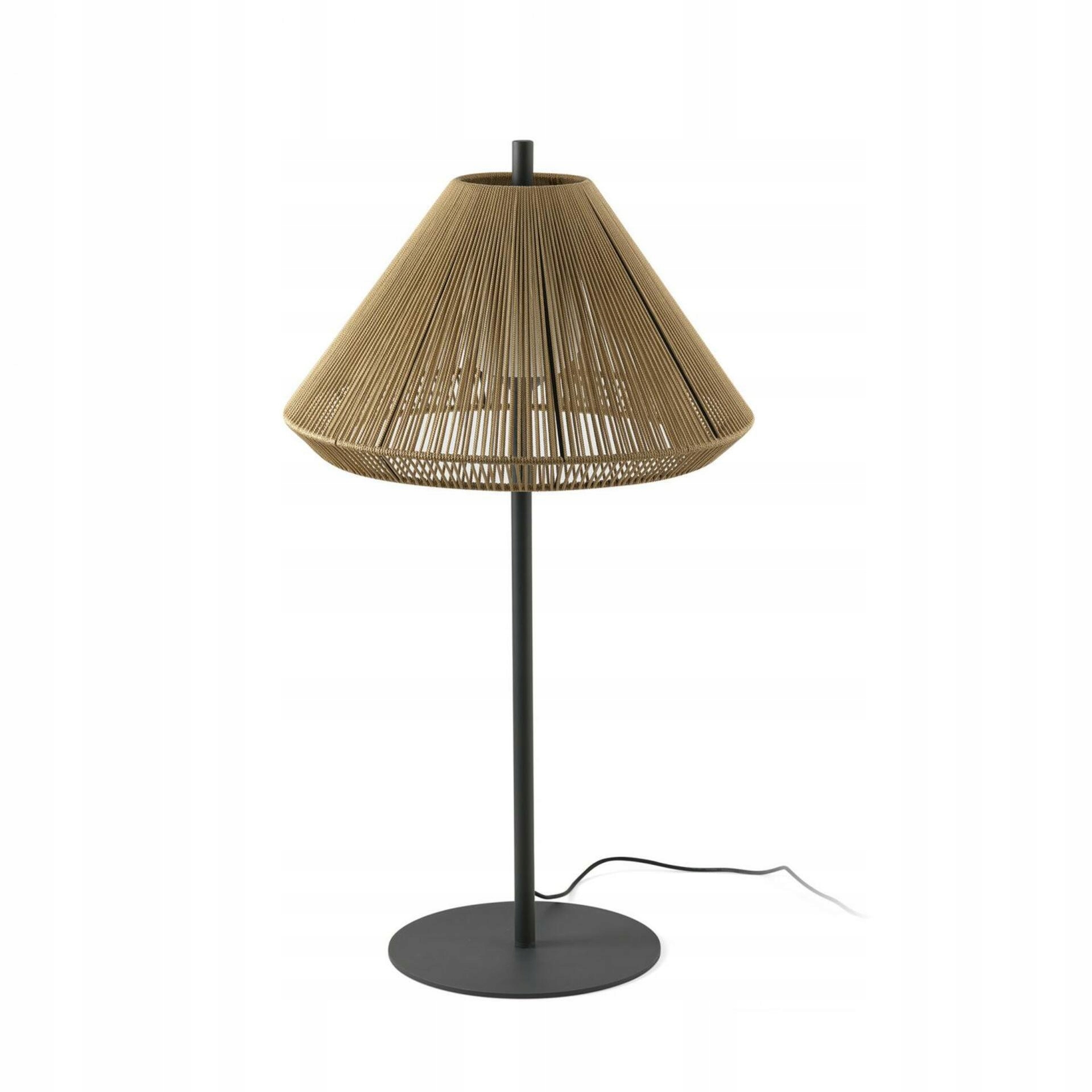 Stojacia lampa Faro Saigon Out C70, okrová, IP44, výška 120 cm