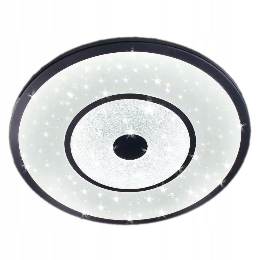 Okrúhla dvojitá plochá lampa, stropné svietidlo, hviezdicový vzor, do kúpeľne