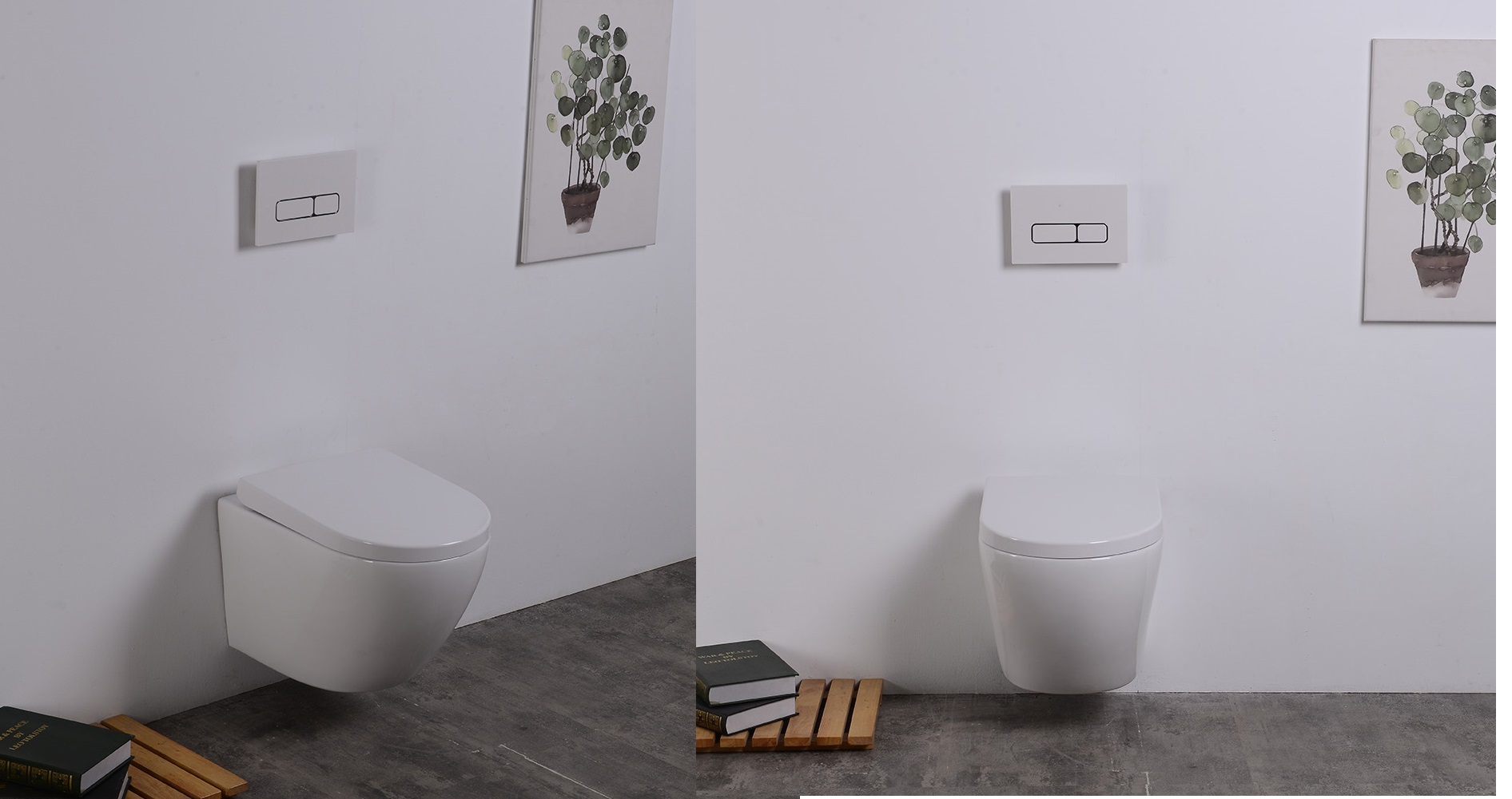 MISKA PODWIESZANA WC WISZĄCA MISA PRIMO+DESKA WO Długość (cm) 48