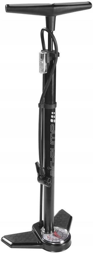 POMPKA ROWEROWA SAMOCHODOWA Z MANOMETREM PODŁOGOWA WARSZTATOWA KOŃCÓWKI