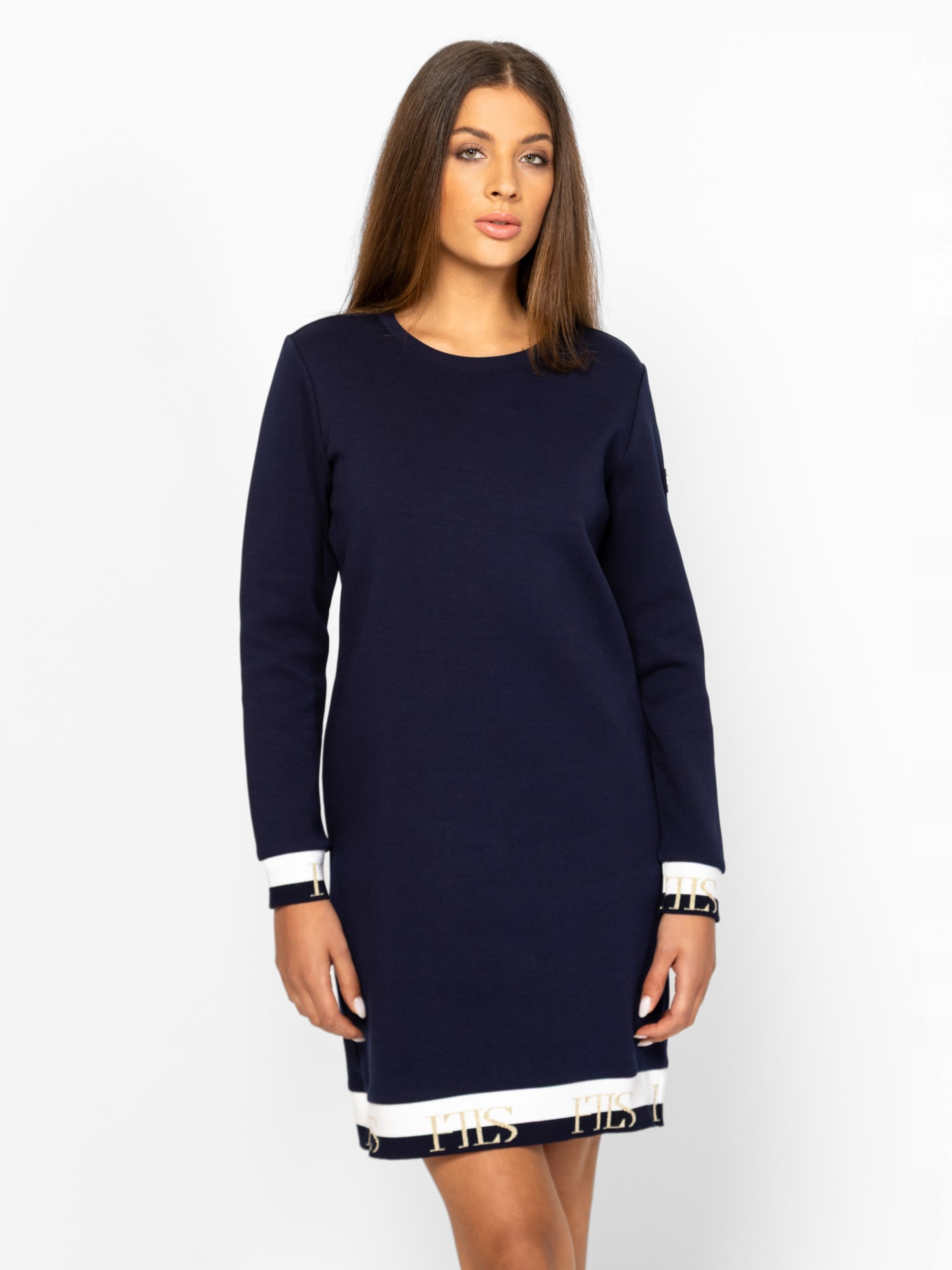 Heavy Tools Dámské Elegantní Šaty VAKTOW25 Navy Tmavě Modrá L