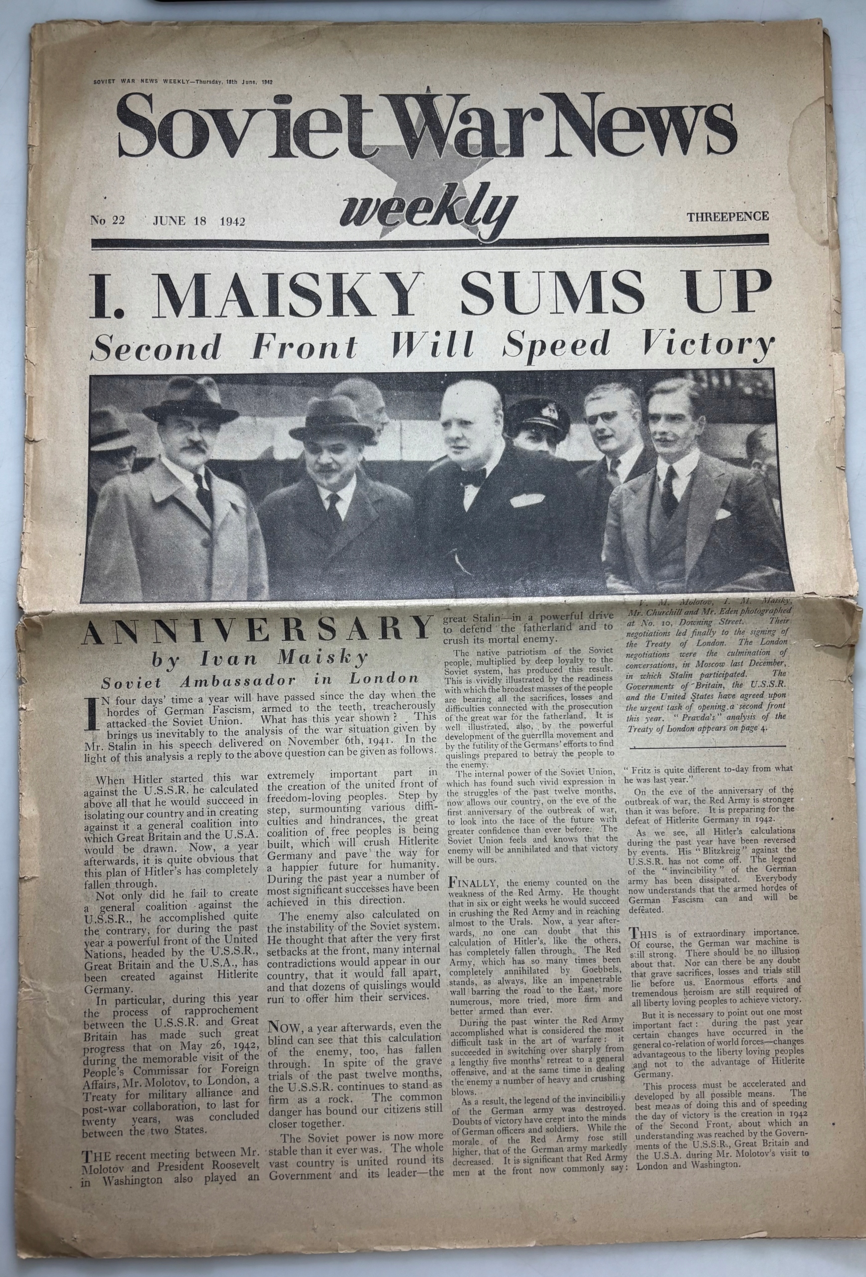 Soviet War News No. 22 (June 18 1942 r.)