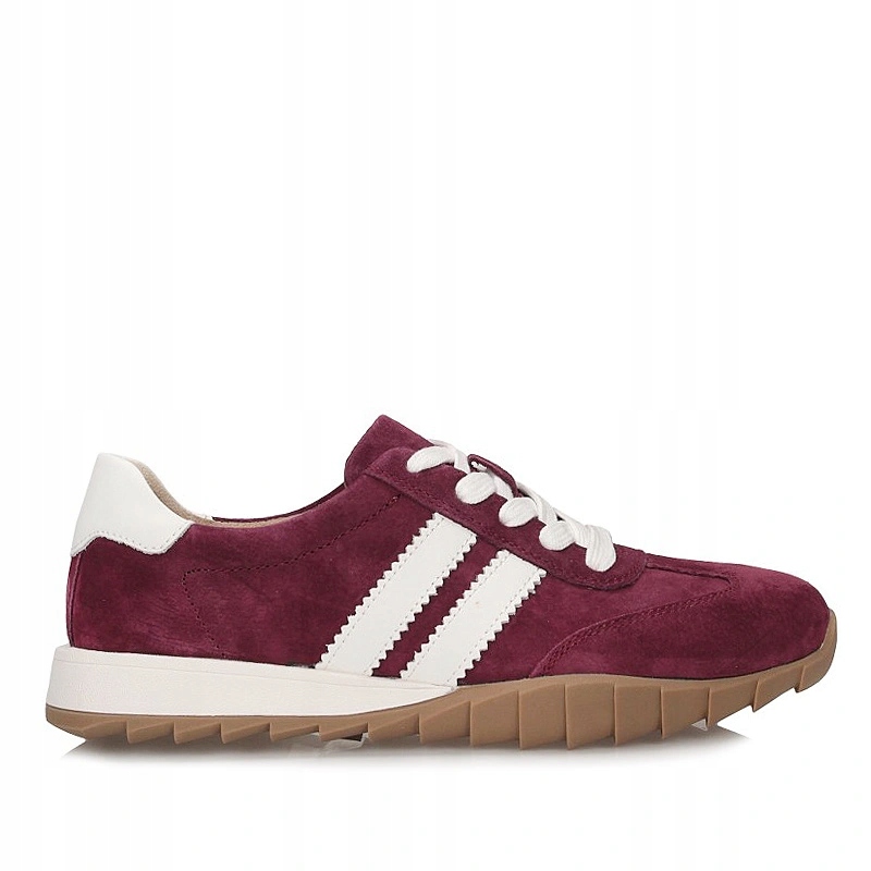 Dámské polobotky Filippo DP7534/26 vínové, šněrovací tenisky