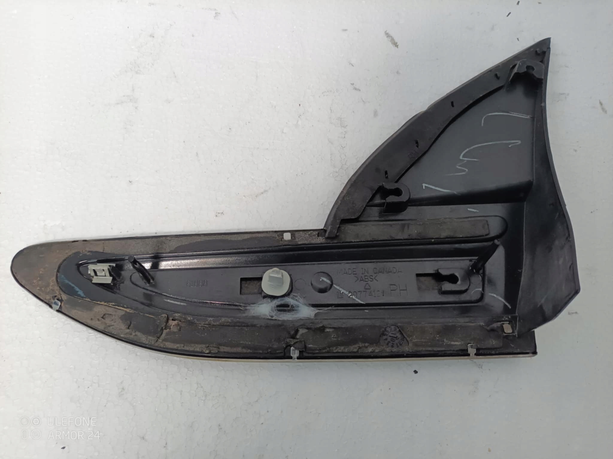 Panel wykonczeniowy parafango OPEL AMPERA 11-14 20774121 Destra