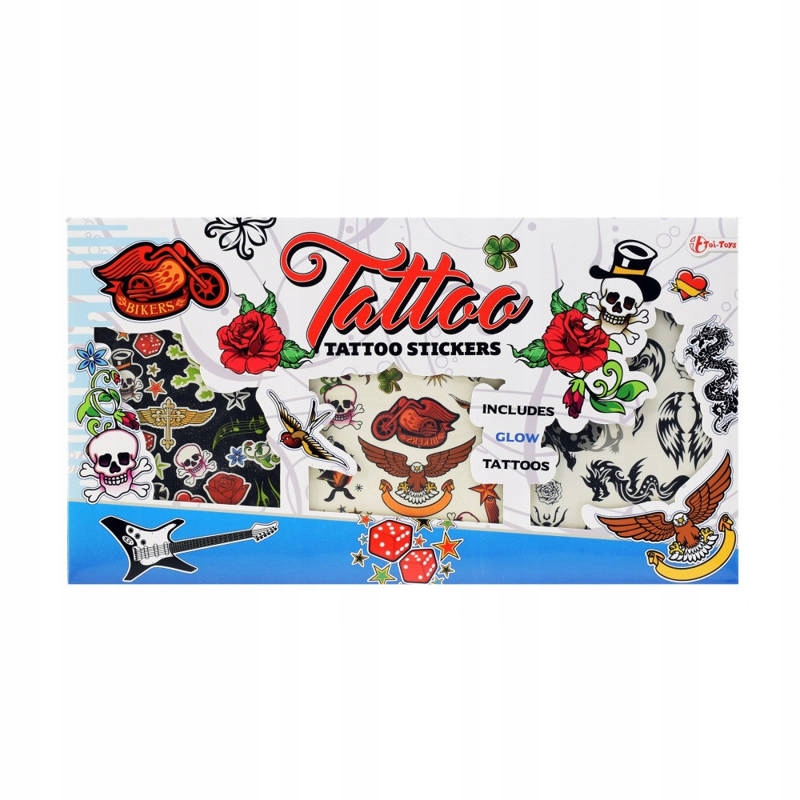 

Zestaw Tatuaży i Naklejek Dla Dzieci Świecące