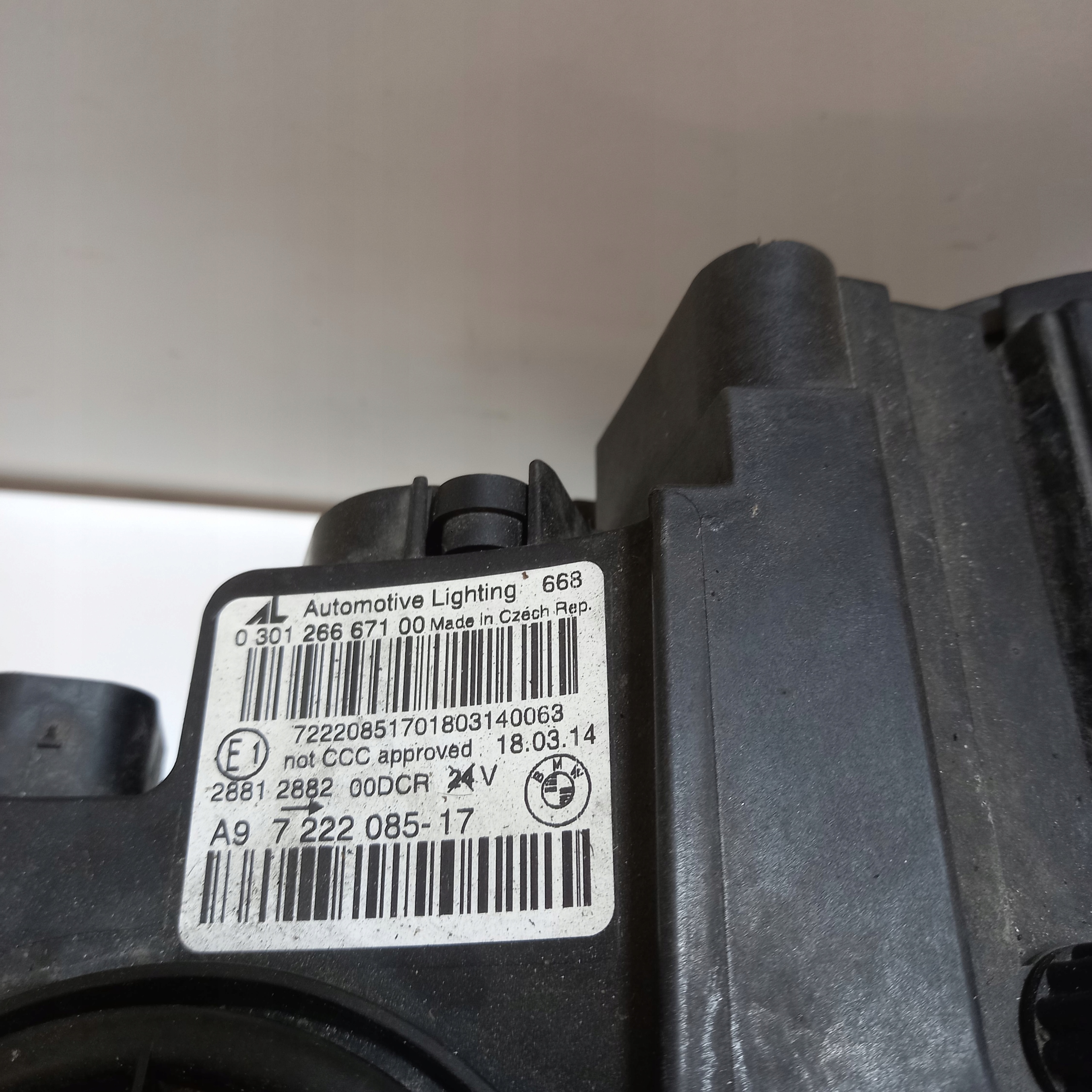 light left front BMW 6 640D F06 2014 030126667100 7356250