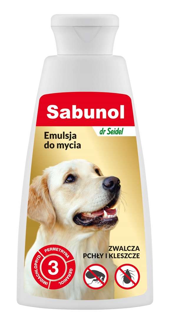 

Sabunol Emulsja Przeciw Pchłom I Kleszczom 150ml